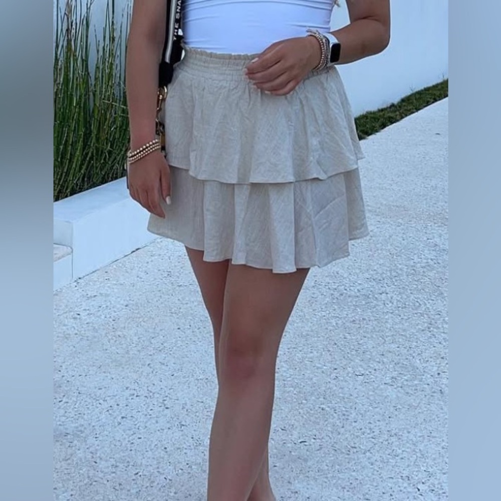 Princess Polly linen skirt
